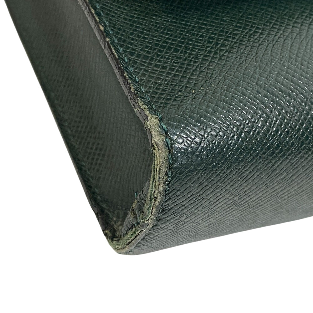 LOUIS VUITTON Clutch bag M30204 leather green Taiga Volga