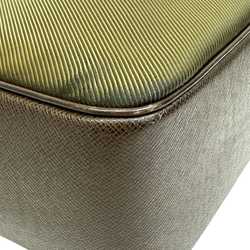 LOUIS VUITTON Shoulder Bag M30868 Nylon, Leather Khaki green Shoulder Bag Taiga Thai meal mens