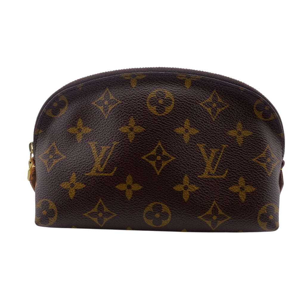 LOUIS VUITTON Cosmetics Pouch M47515 leather Brown Cosmetics Pouch Monogram Pochette CosmetiquePM Women