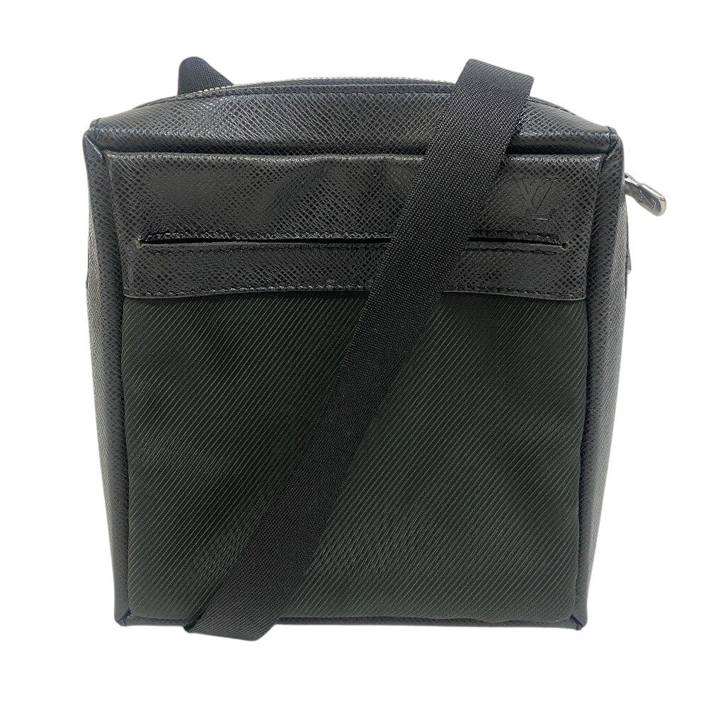 LOUIS VUITTON Shoulder Bag M30908 Taiga black Shoulder Bag Taiga Sayan mens
