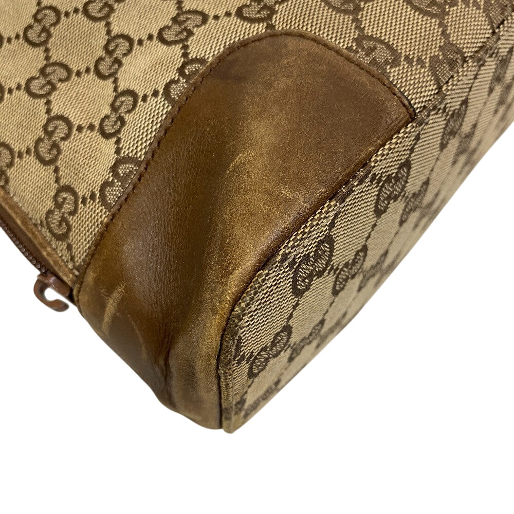 GUCCI Handbag 002.1122 GG canvas, leather beige Shoulder Bag GG canvas Women