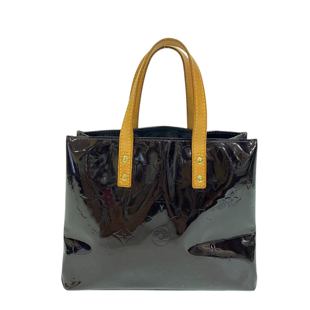 LOUIS VUITTON Tote Bag M91993 Patent leather Amarrant Vernis Lead PM Women