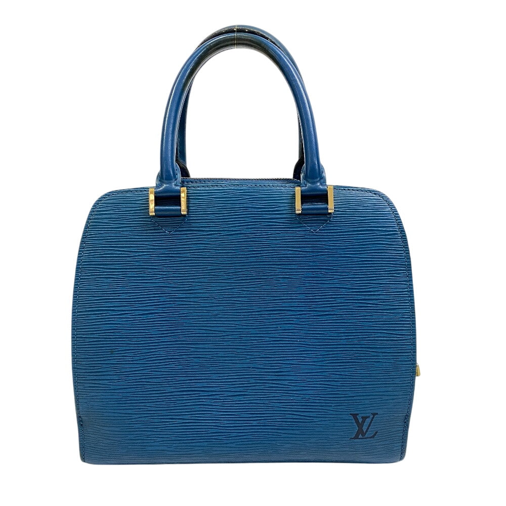LOUIS VUITTON Handbag M52055 leather blue Epi Ponneuf Women