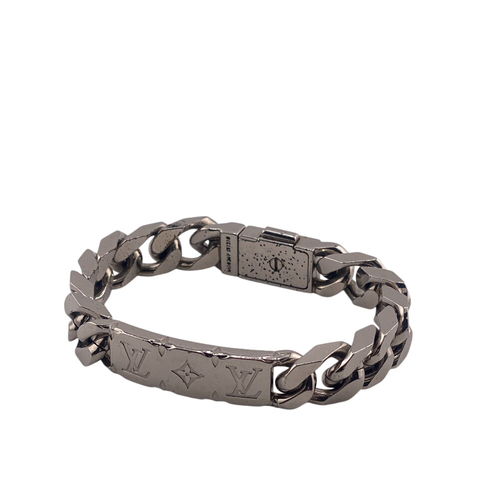 LOUIS VUITTON bracelet M00270 Silver Silver Chain monogram bracelet Monogram mens