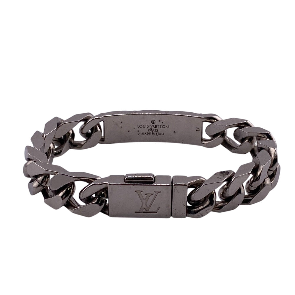 LOUIS VUITTON bracelet M00270 Silver Silver Chain monogram bracelet Monogram mens