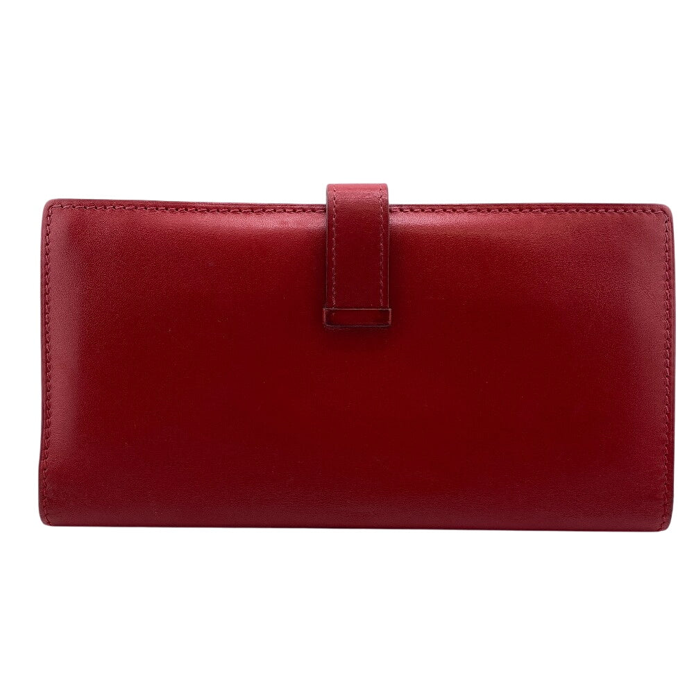 HERMES Bill Compartment � I Box scarf Red Bean mens