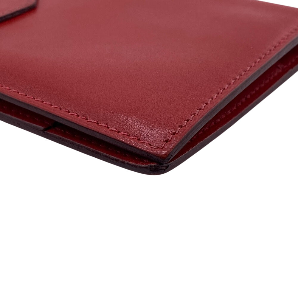 HERMES Bill Compartment � I Box scarf Red Bean mens