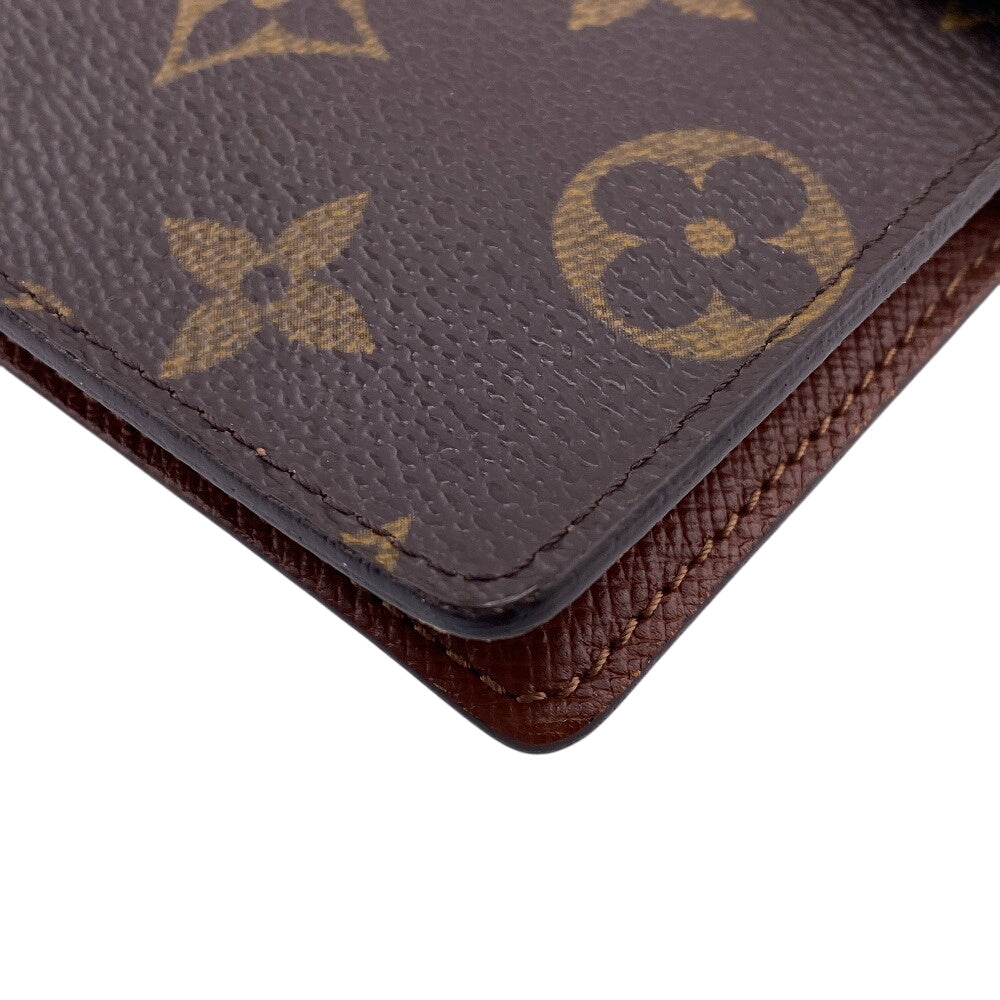 LOUIS VUITTON Notebook cover R20005 leather Brown Monogram Agenda PM(Unisex)