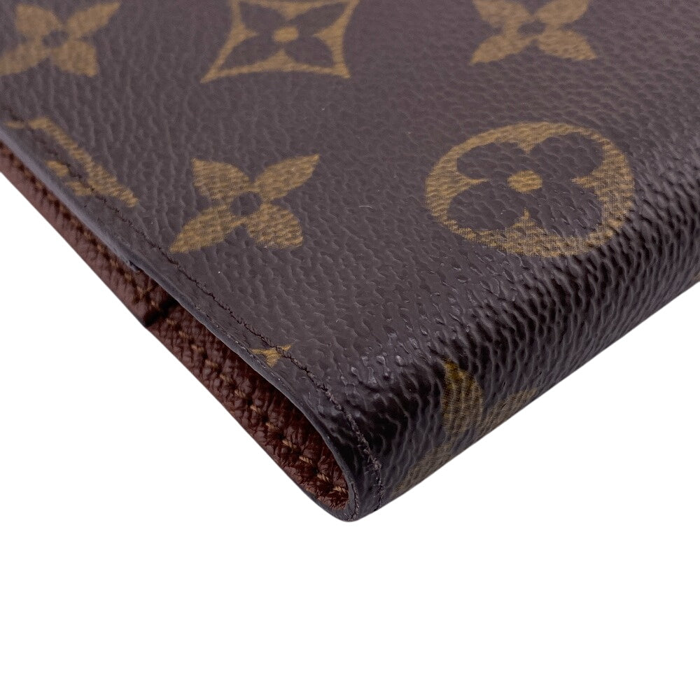LOUIS VUITTON Notebook cover R20005 leather Brown Monogram Agenda PM(Unisex)