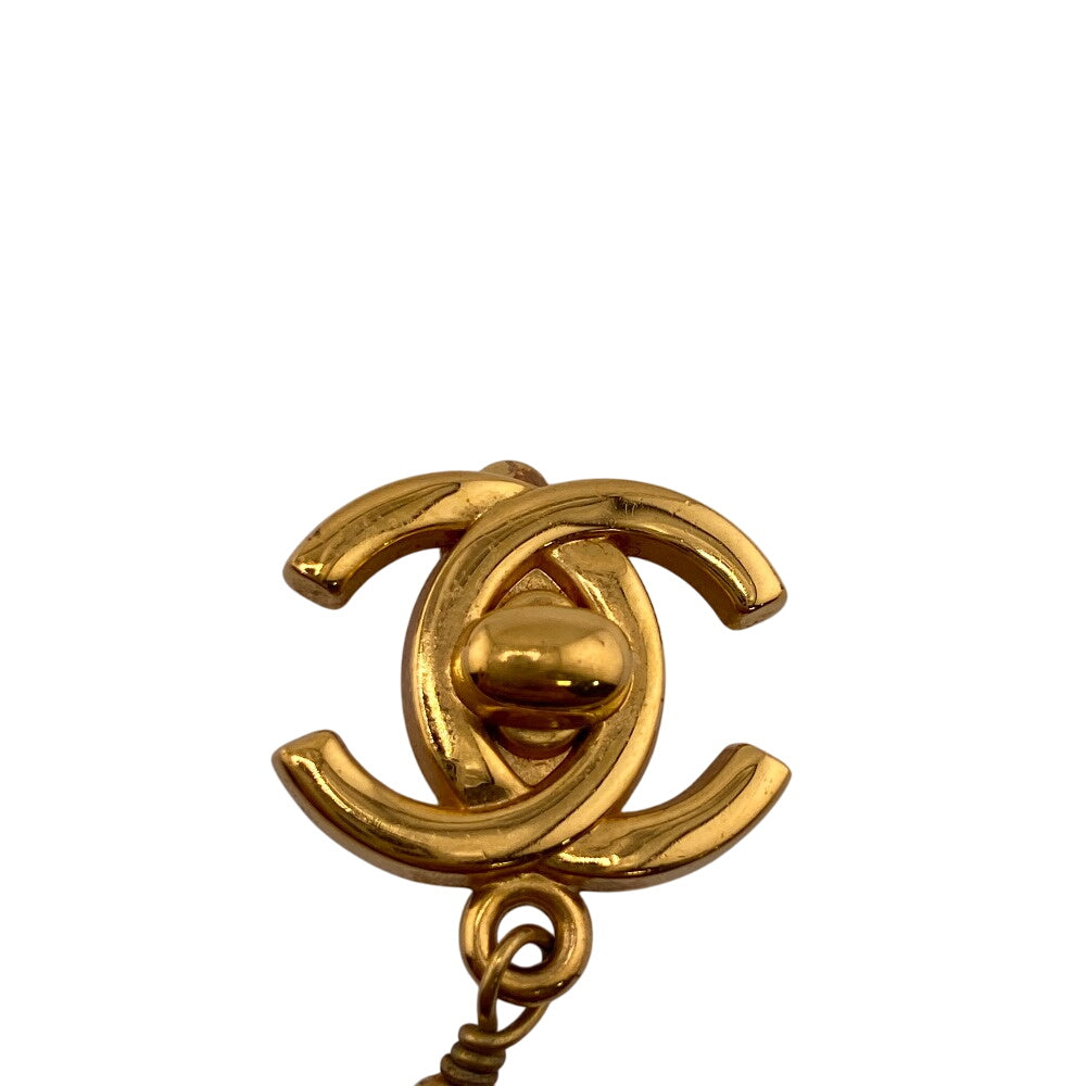 CHANEL Earring gold gold COCO Mark