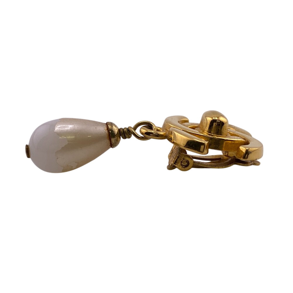 CHANEL Earring gold gold COCO Mark