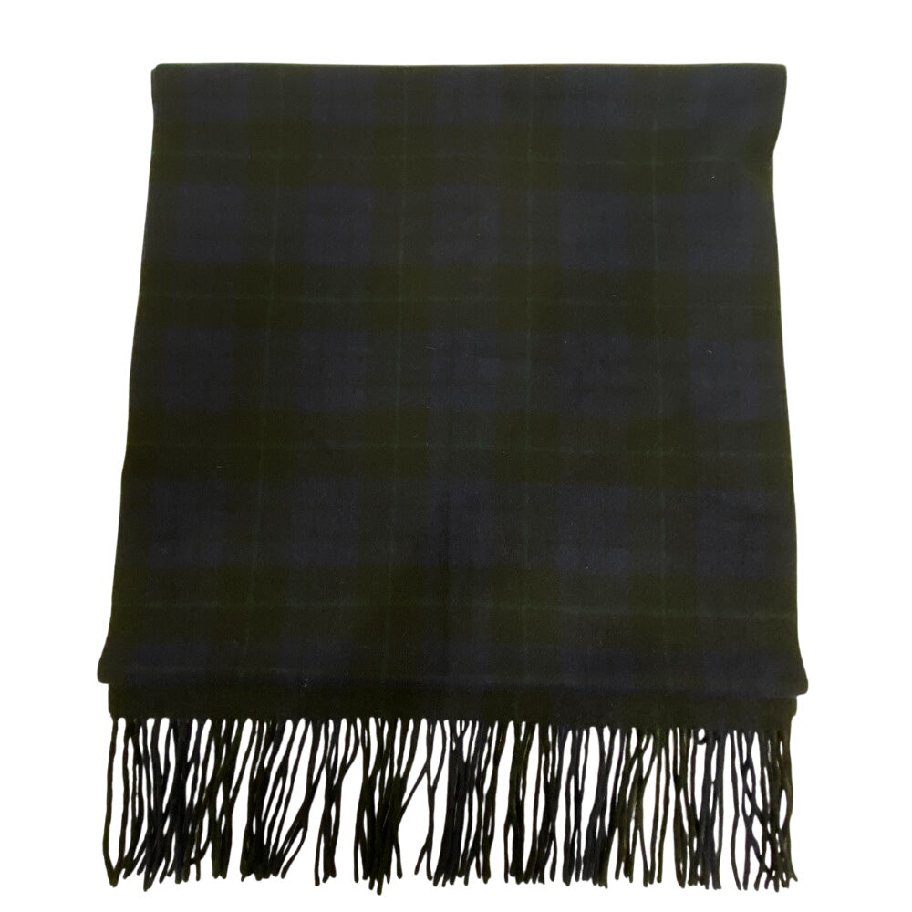 HERMES Scarf cashmere Navy