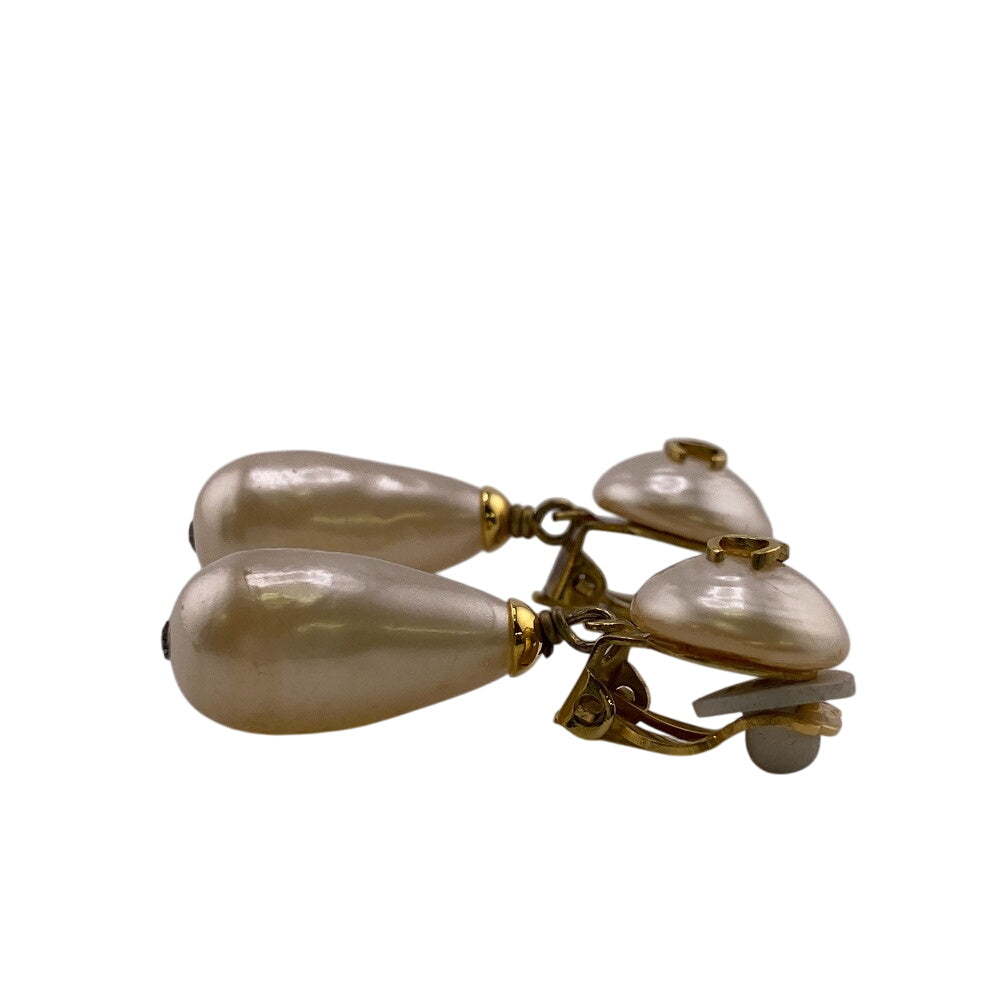 CHANEL Earring Gold Plated gold