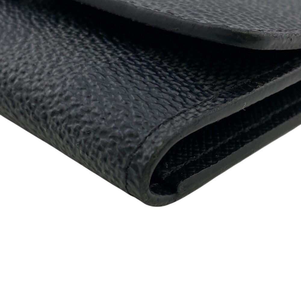 LOUIS VUITTON Key case Key holder  N62662 leather black Damier Grafitte Multicles6