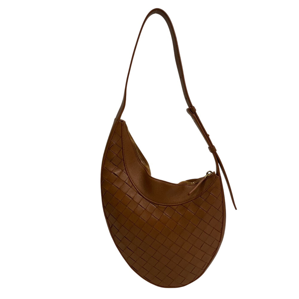 BOTTEGAVENETA Shoulder Bag leather Brown INTRECCIATO
