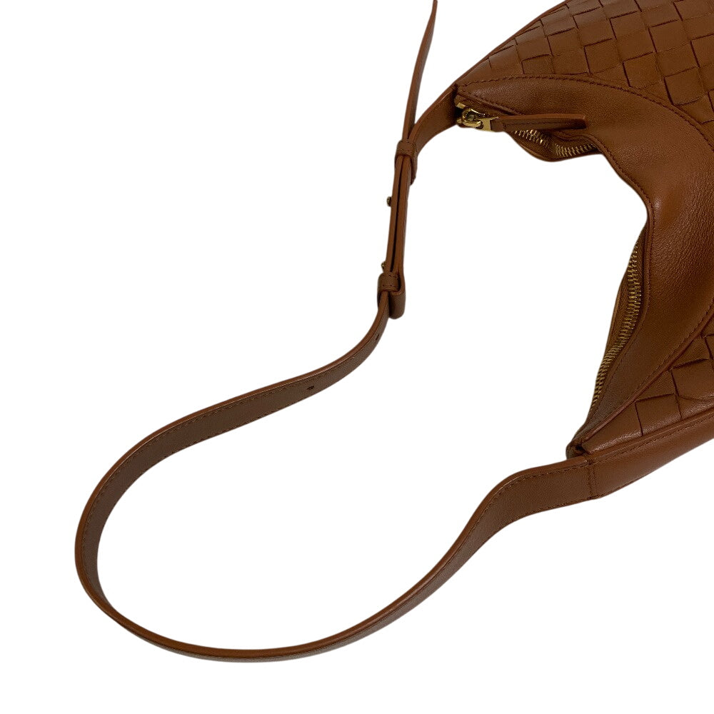 BOTTEGAVENETA Shoulder Bag leather Brown INTRECCIATO