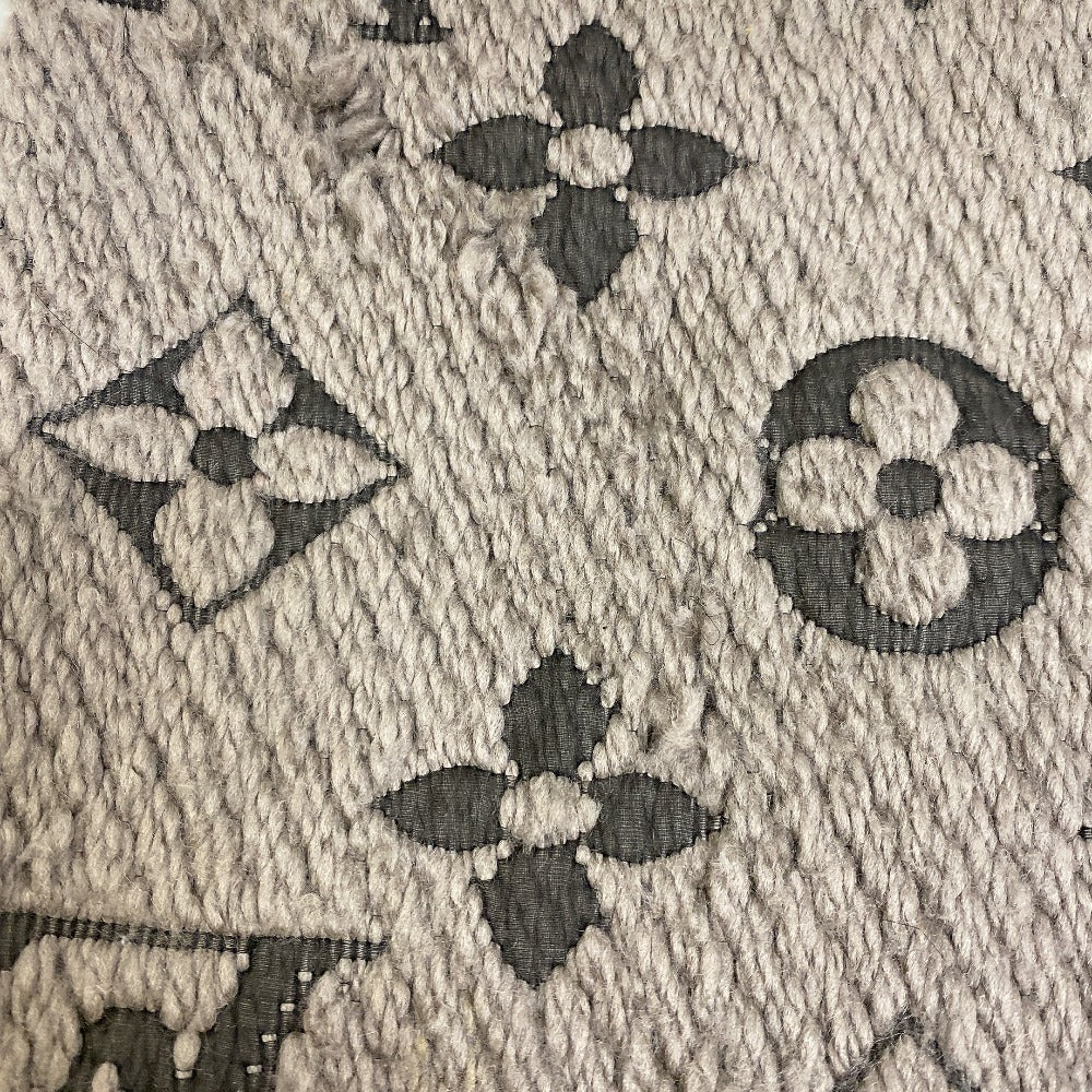 LOUIS VUITTON Scarf M74742 wool Brown Esharp Logomania