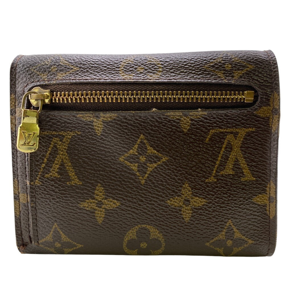 LOUIS VUITTON Tri-fold wallet M58013 leather Brown Monogram Portefeuille Koala