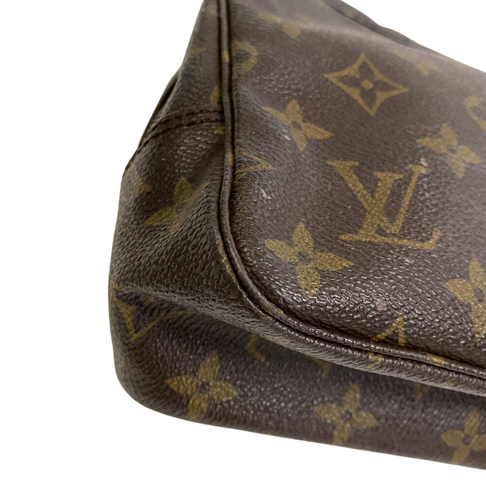LOUIS VUITTON business bag M47524 leather Brown Monogram Trousse Toilette 23