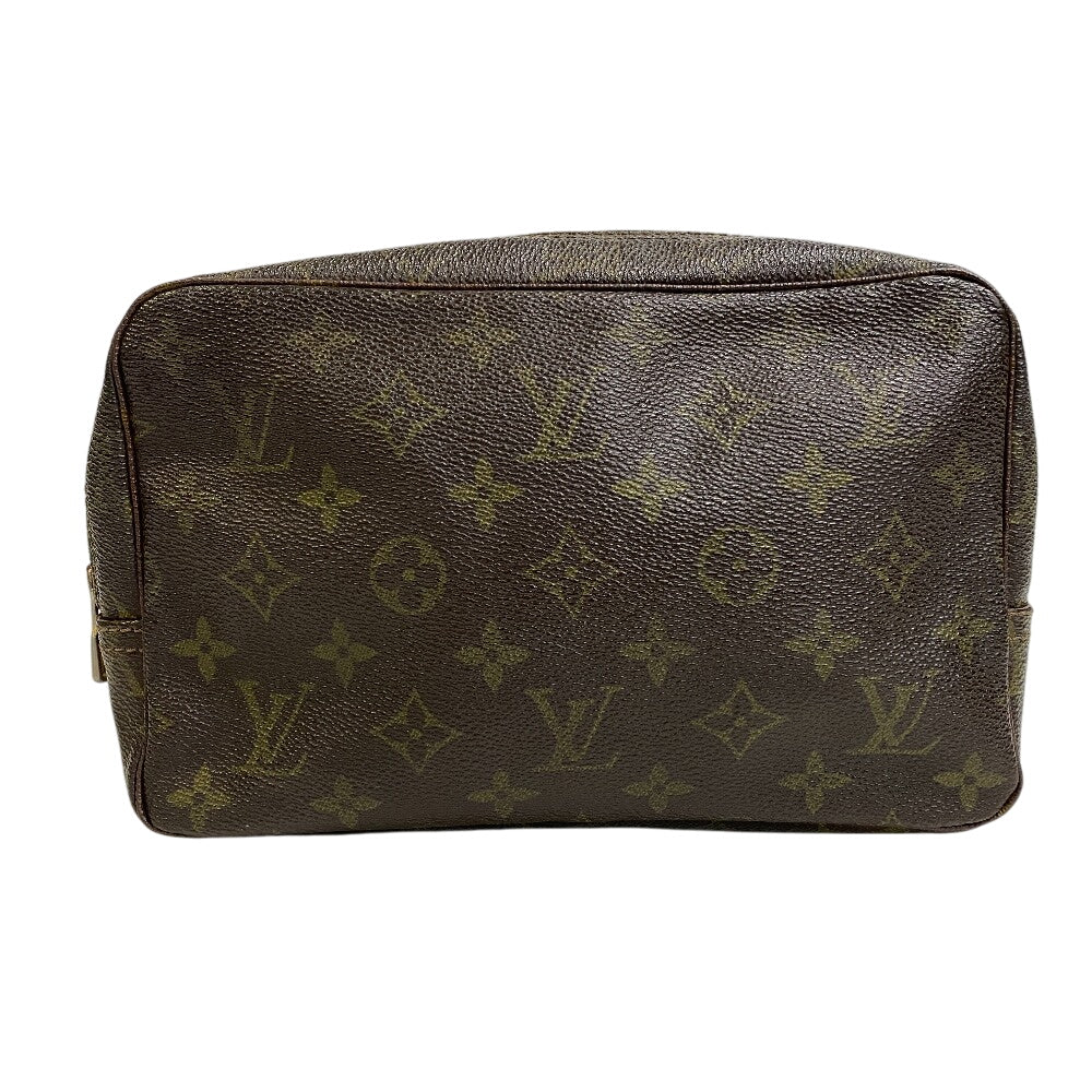 LOUIS VUITTON business bag M47524 leather Brown Monogram Trousse Toilette 23