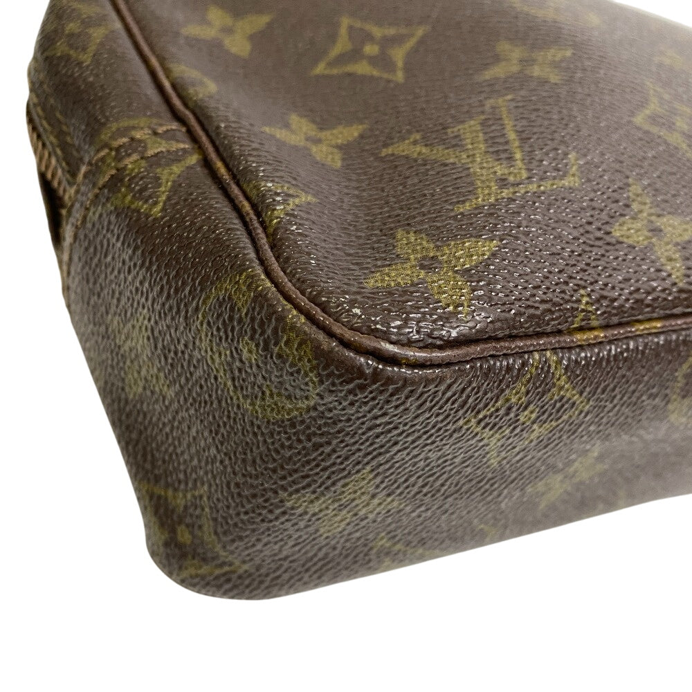LOUIS VUITTON business bag M47524 leather Brown Monogram Trousse Toilette 23