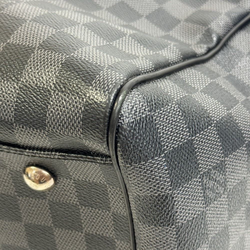 LOUIS VUITTON Boston Duffel bag N48189 Damier Graphite , Leather black Damier Grafitte Roadster 50