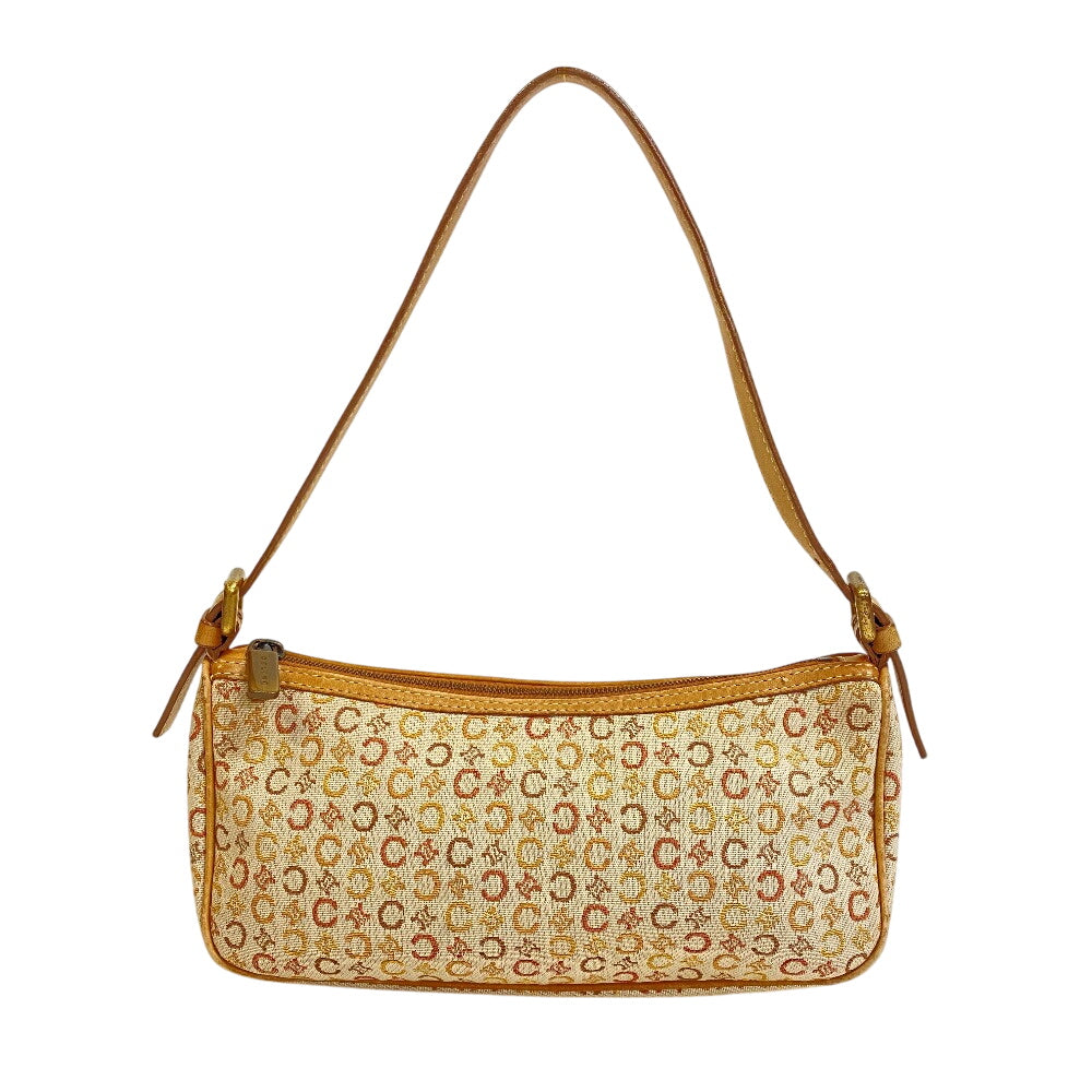 CELINE Handbag CF00/33 canvas beige C Macadam Jacquard