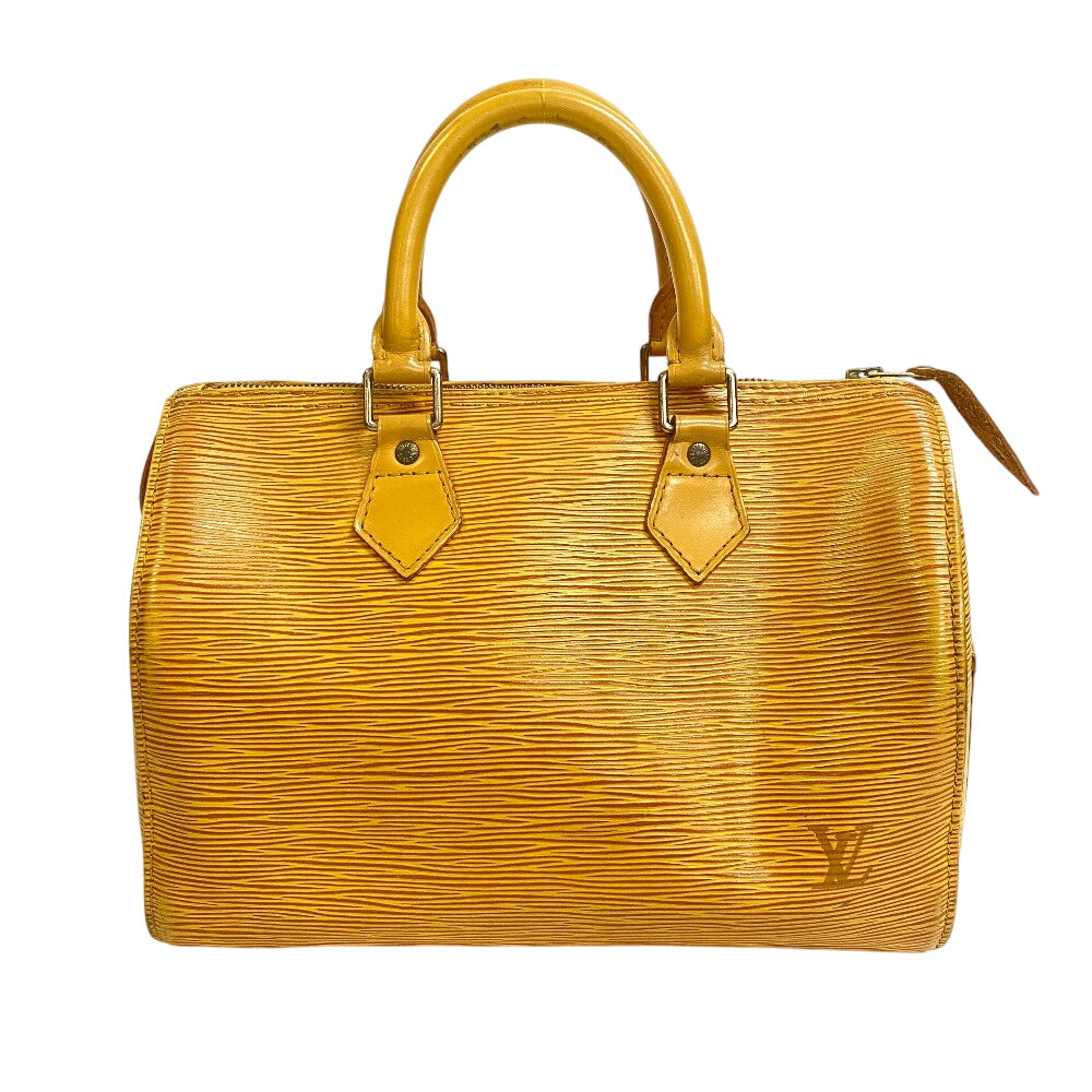 LOUIS VUITTON Handbag M43019 leather yellow Epi Speedy 25