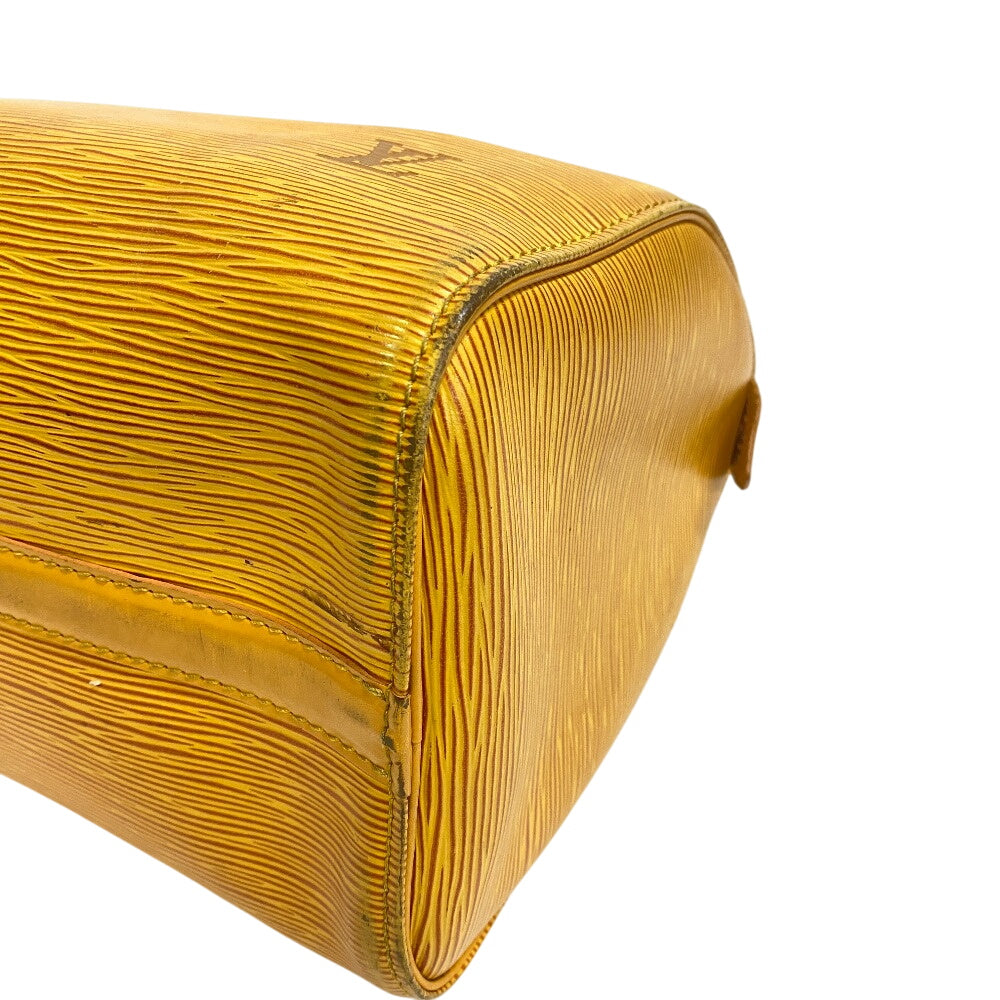 LOUIS VUITTON Handbag M43019 leather yellow Epi Speedy 25