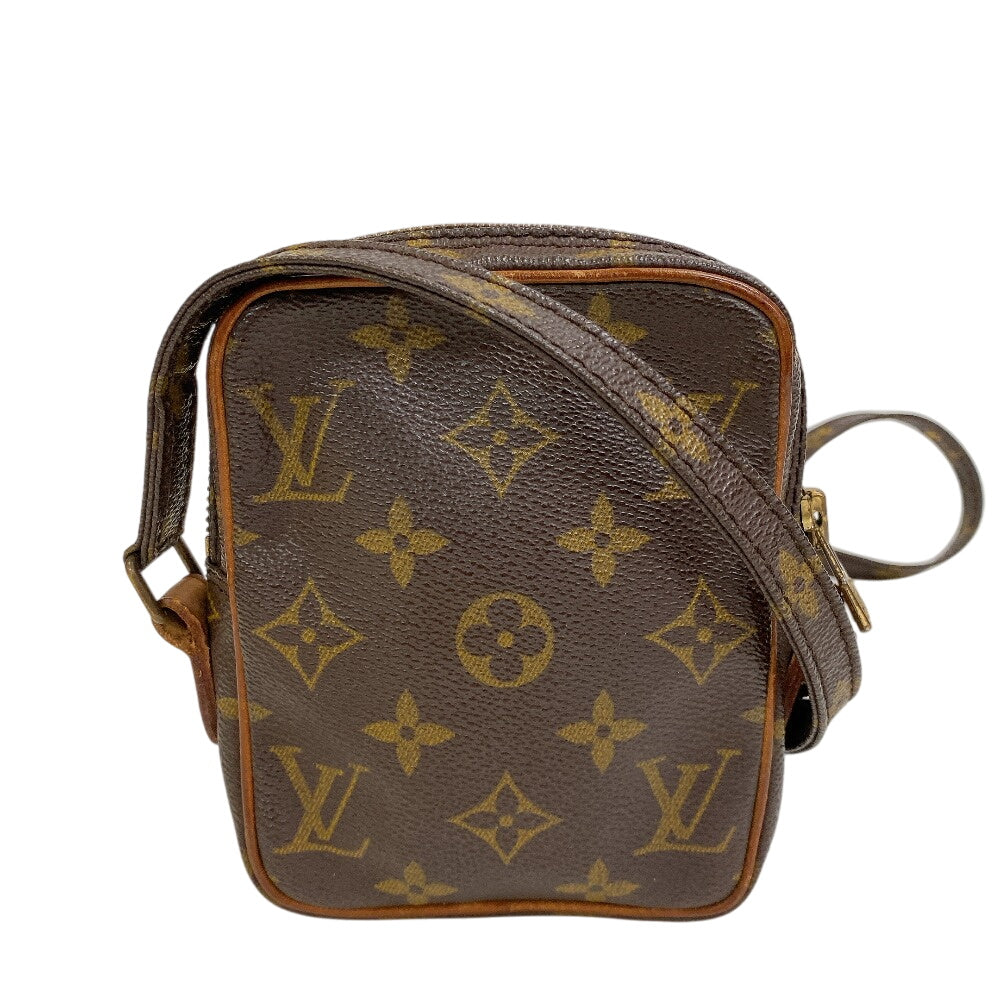 LOUIS VUITTON Shoulder Bag M45268 leather Brown Monogram Mini Danube