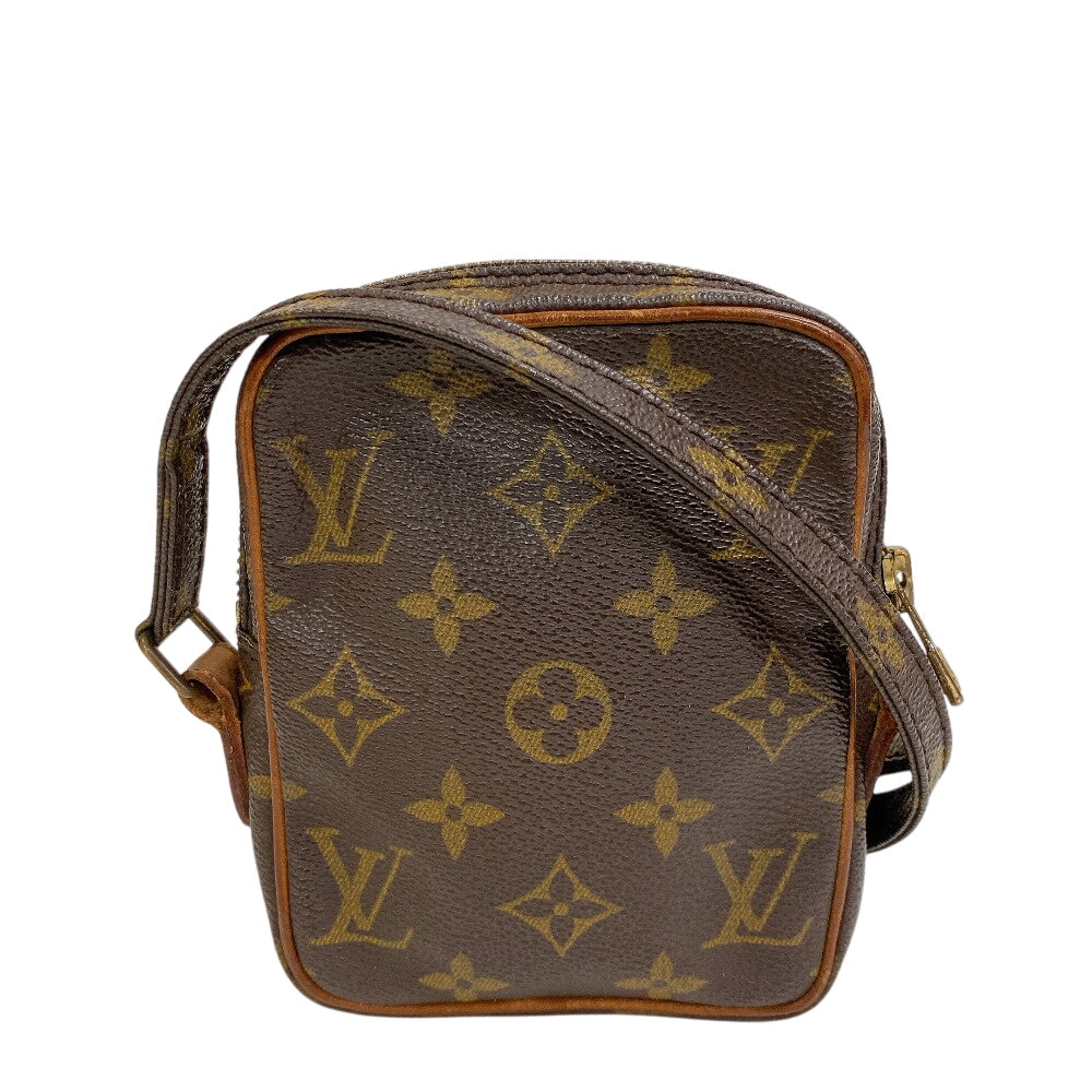 LOUIS VUITTON Shoulder Bag M45268 leather Brown Monogram Mini Danube