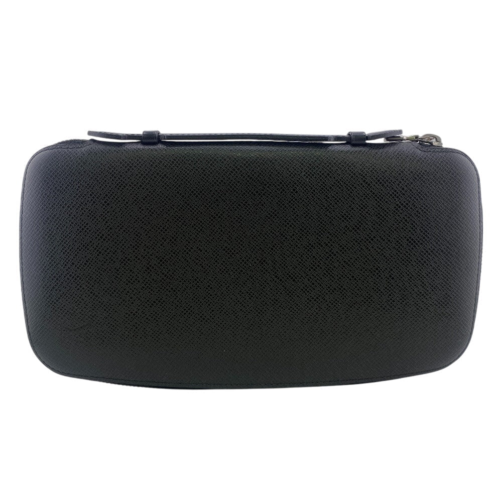 LOUIS VUITTON Long Wallet Purse M30652 leather black Taiga Organizer Atoll