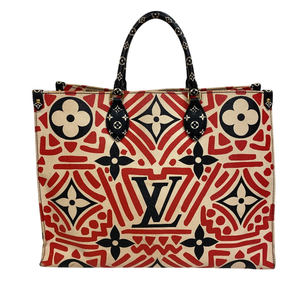 LOUIS VUITTON Tote Bag M45358 leather multicolor LV Clafoutis On the go GM