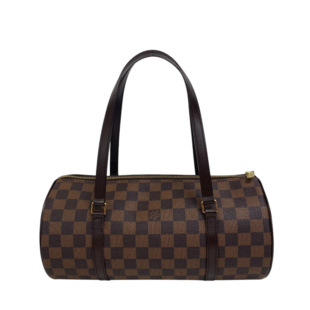 LOUIS VUITTON Handbag N51303 Damier canvas, leather Brown Damier Pattern Papillon 30