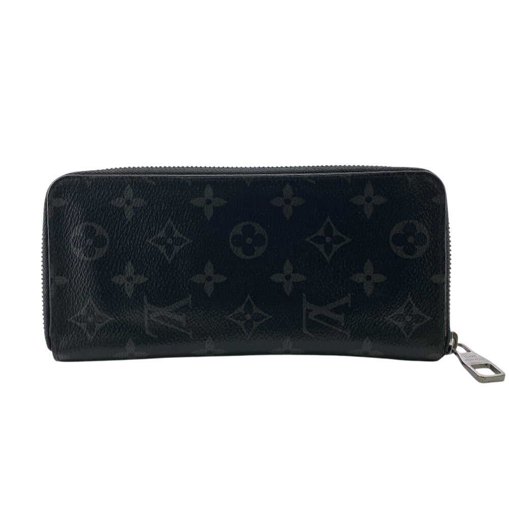LOUIS VUITTON Long Wallet Purse M62295 leather black Monogram Eclipse Vertical