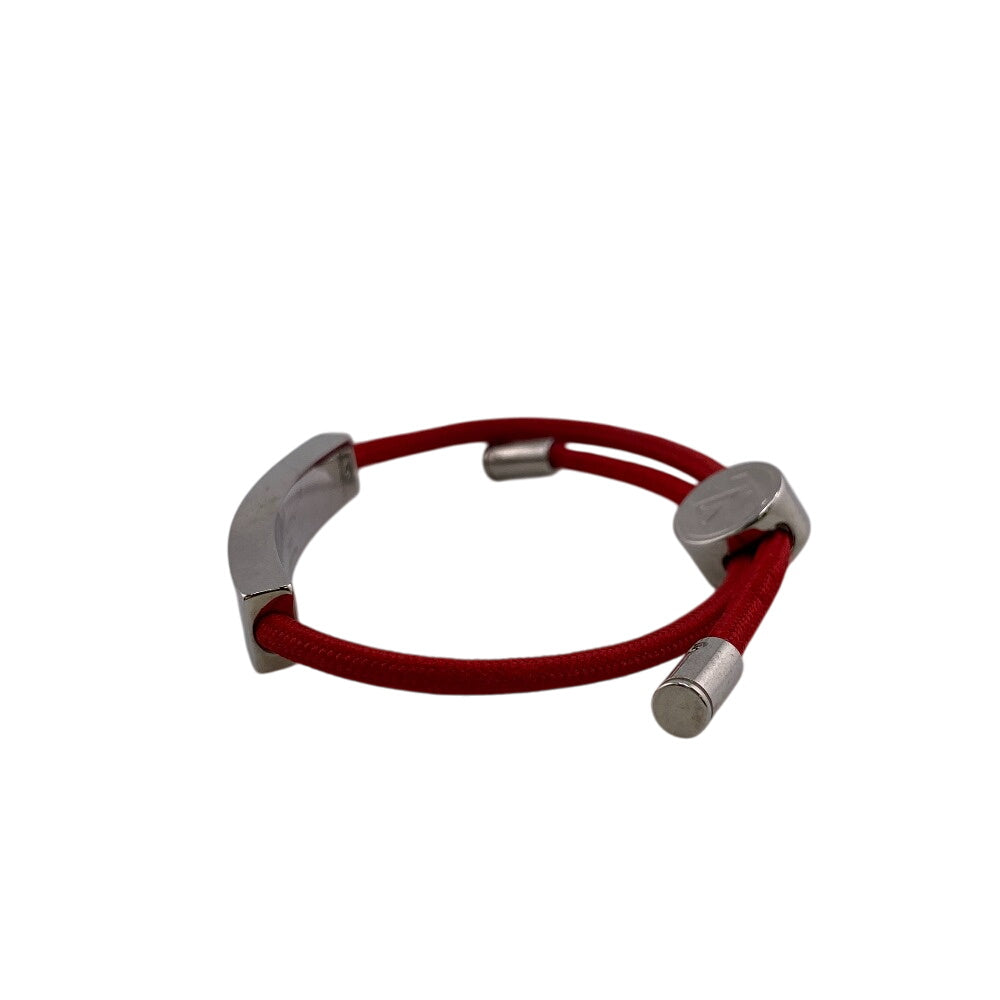 LOUIS VUITTON bracelet M67418 Metal, Nylon Red Brasserie LV Space
