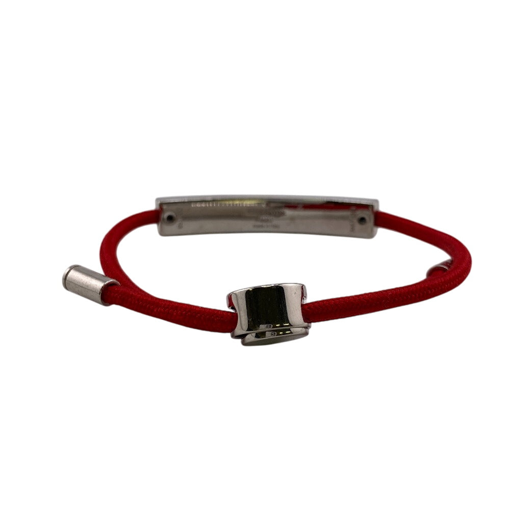 LOUIS VUITTON bracelet M67418 Metal, Nylon Red Brasserie LV Space