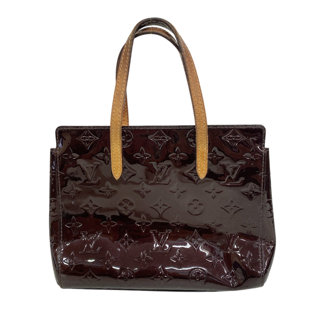 LOUIS VUITTON Handbag M90017 Vernis/PVC coated canvas Brown Monogram Vernis Catalina BB