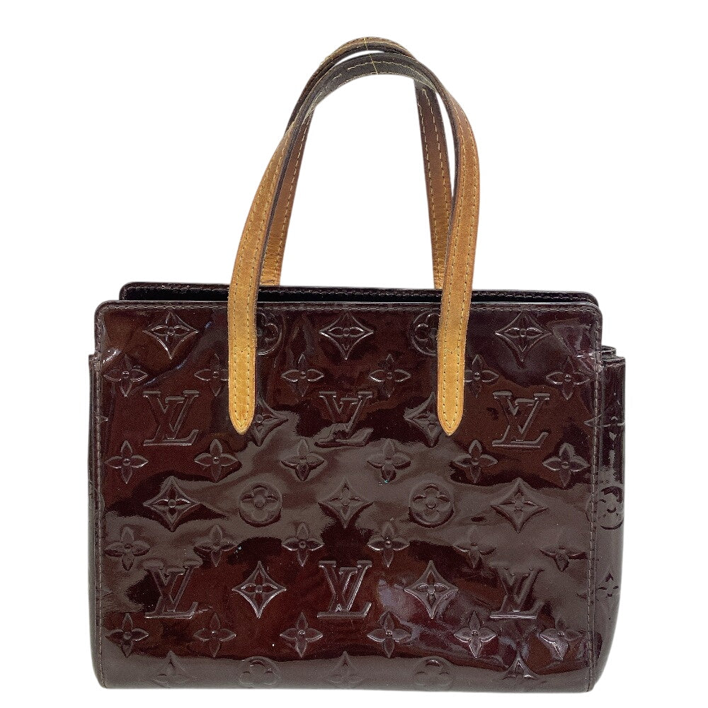 LOUIS VUITTON Handbag M90017 Vernis/PVC coated canvas Brown Monogram Vernis Catalina BB