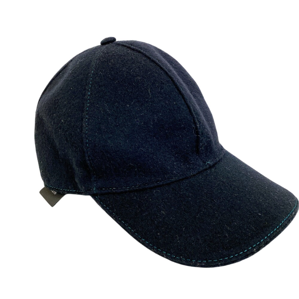 GUCCI cap wool black Sherry Line Interlocking G XL60