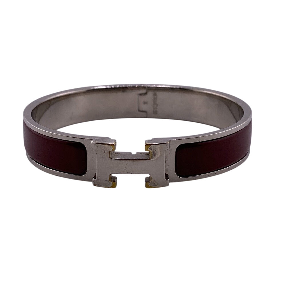 HERMES Bangle metal Red clicH fans clicclacPM