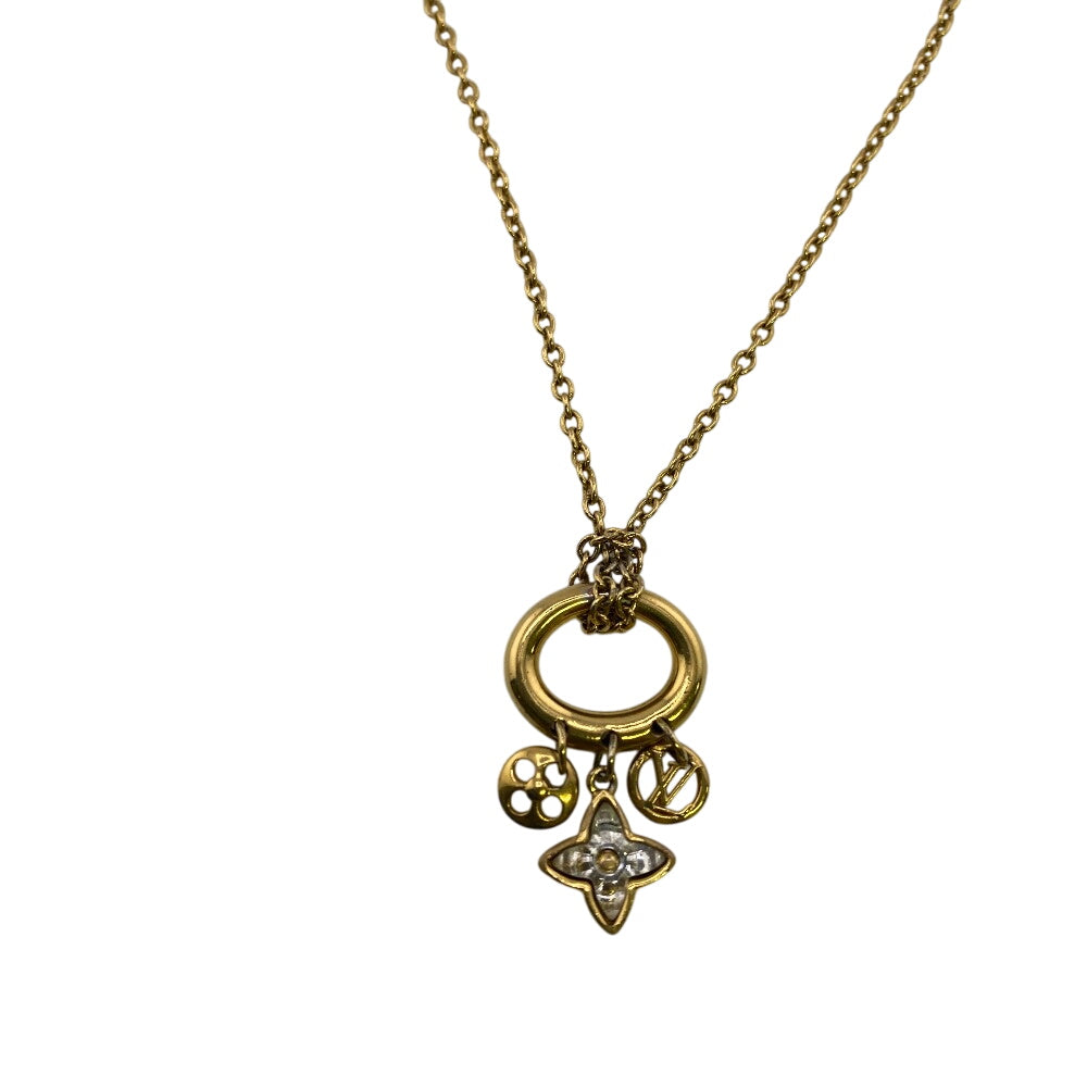 LOUIS VUITTON Necklace M00592 metal gold Koriemai Blooming Strass