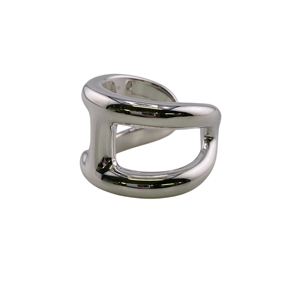 HERMES Ring Silver925 Silver Ozmoz GM 53