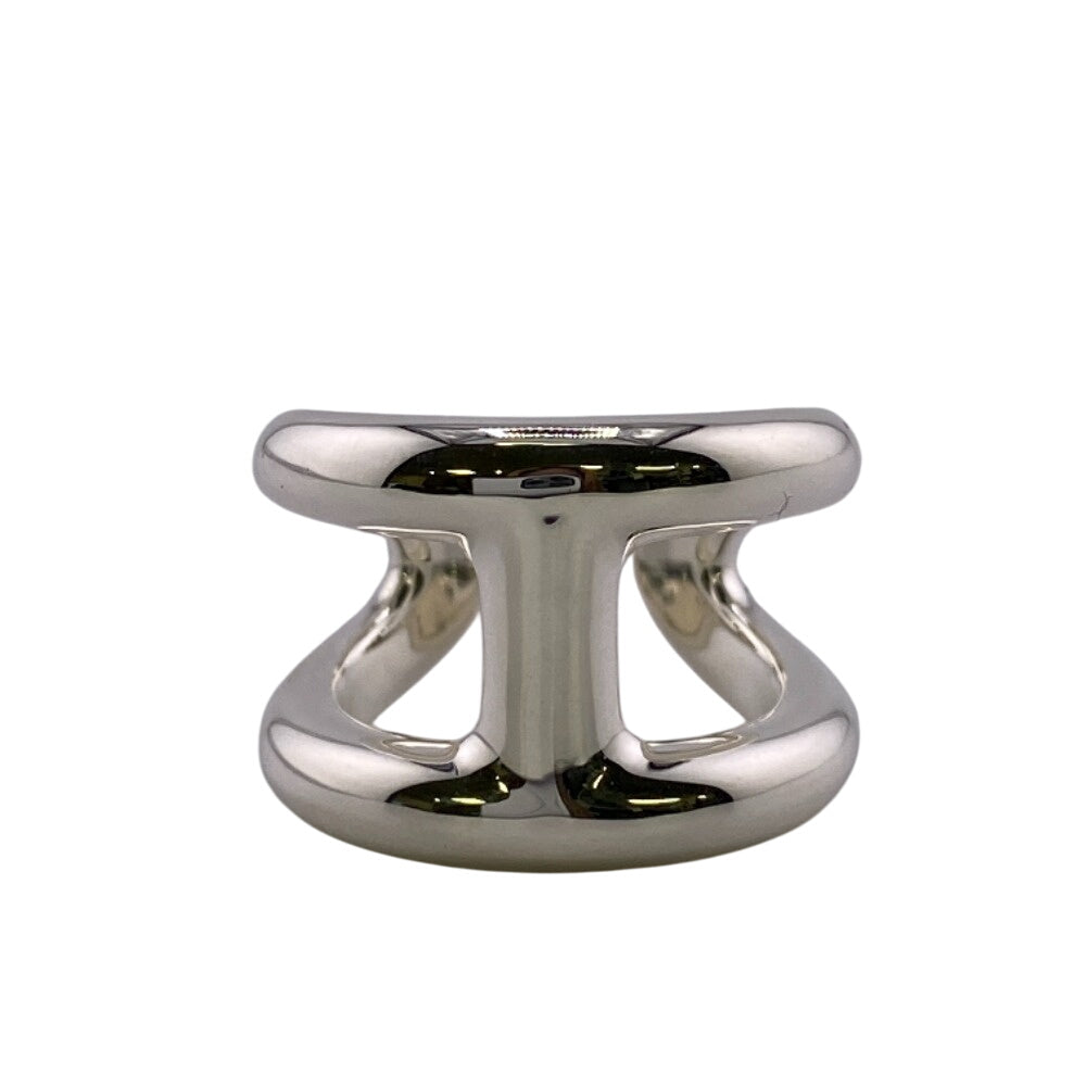 HERMES Ring Silver925 Silver Ozmoz GM 54
