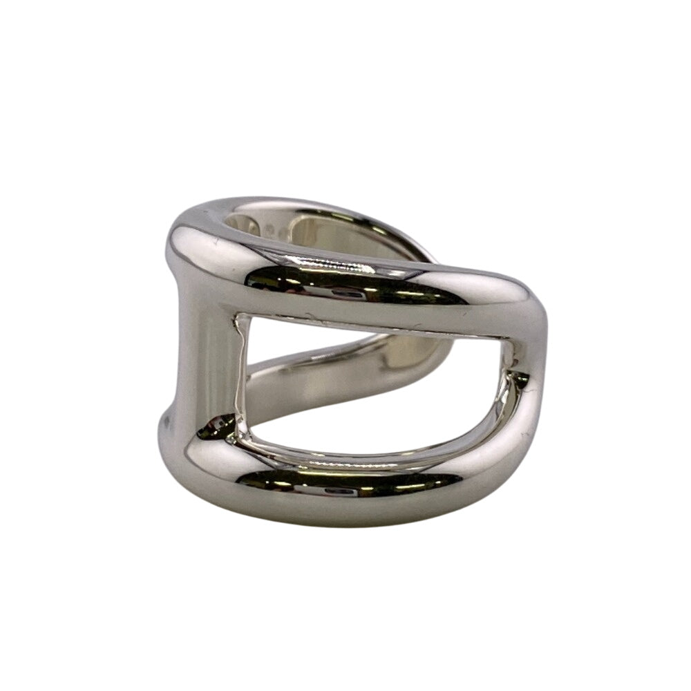 HERMES Ring Silver925 Silver Ozmoz GM 54
