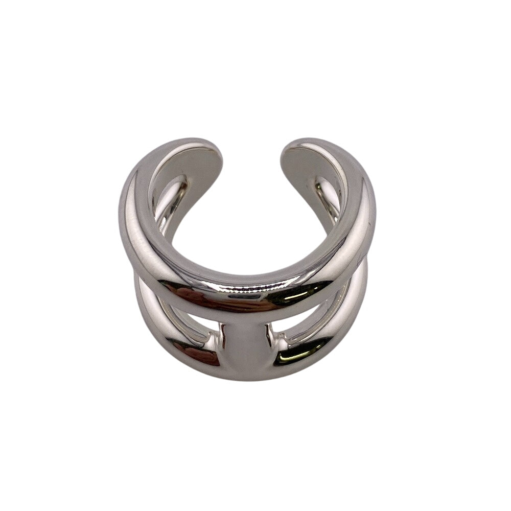 HERMES Ring Silver925 Silver Ozmoz GM 54