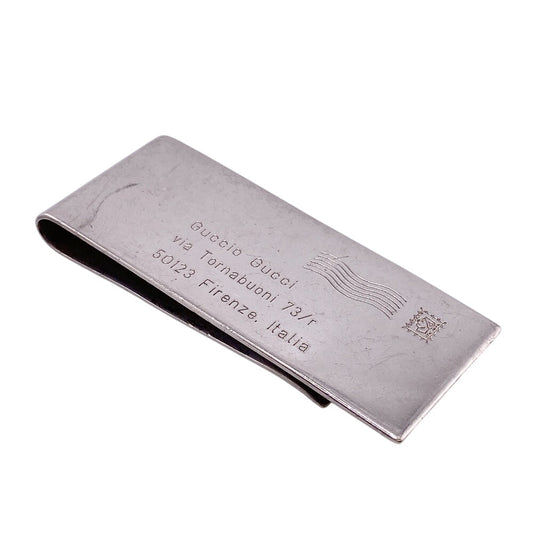 GUCCI Money clip Silver925 Silver address
