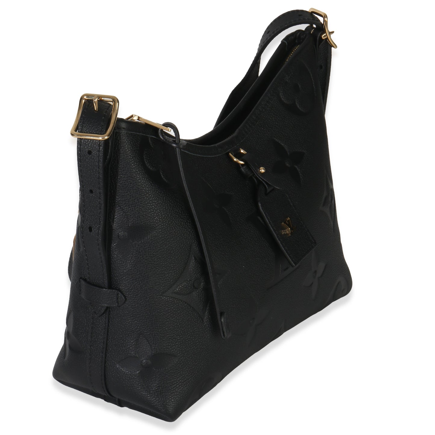 Louis Vuitton Black Giant Monogram Empreinte Carryall PM