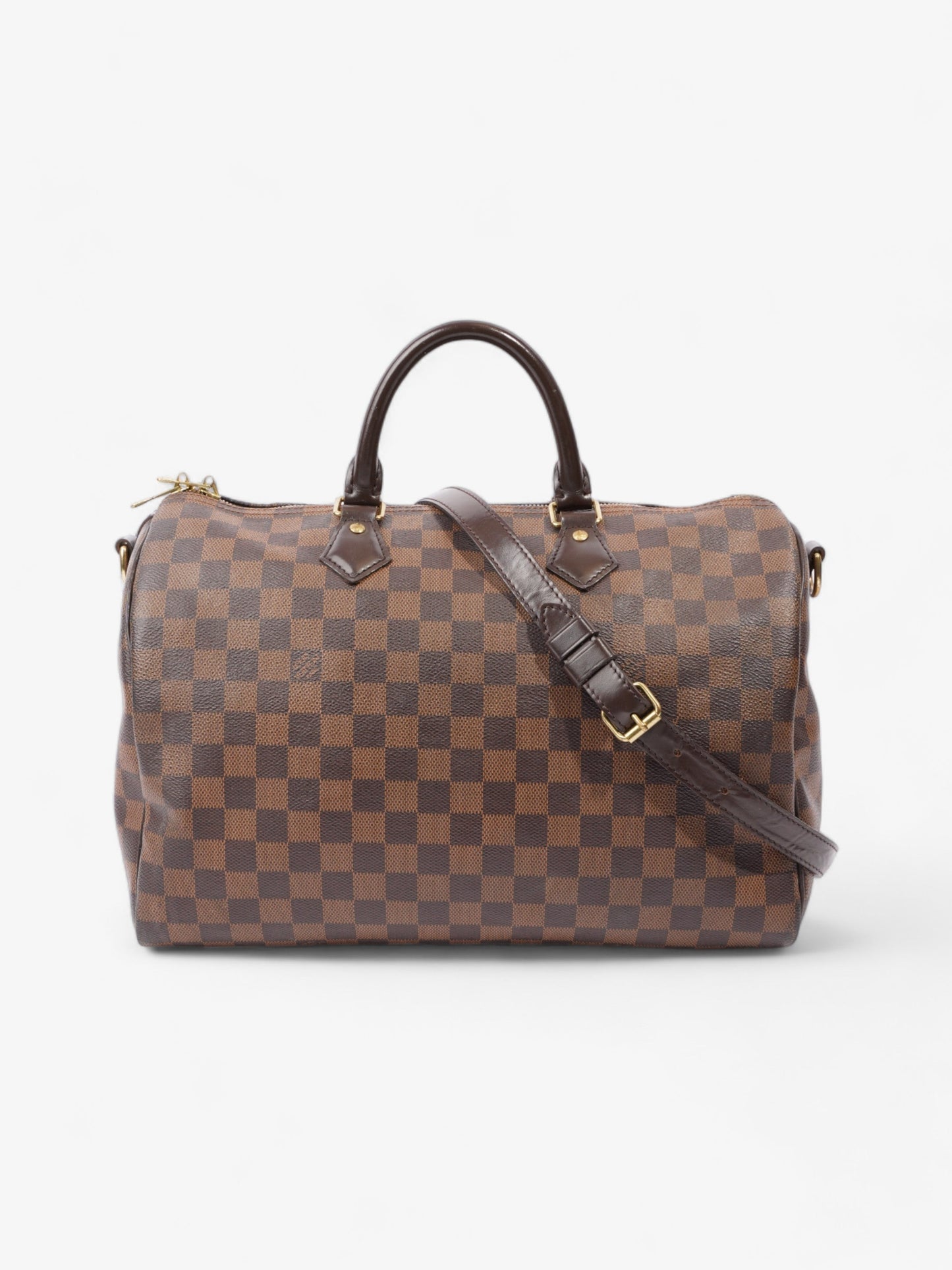 Louis Vuitton Speedy BandouliÃ¨re 35 Damier Ebene Coated Canvas