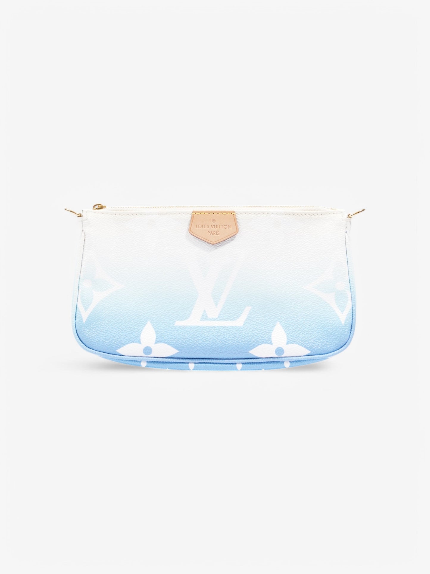 Louis Vuitton By The Pool Multi Pochette Accessoires White  / Blue Coated Canvas